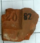 Brick marked 20, probably TLB