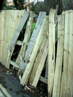 Fence damage