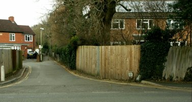 Fence on corner