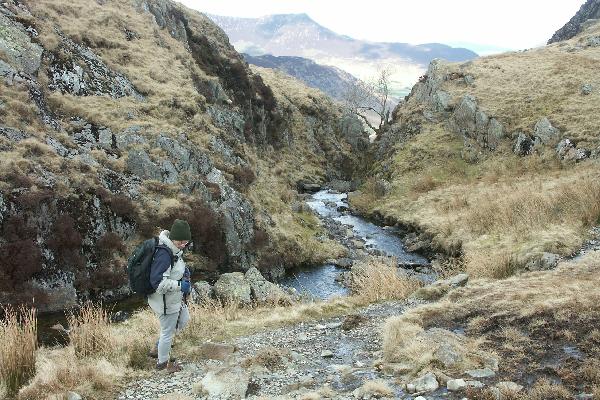 Ravine near High Spy