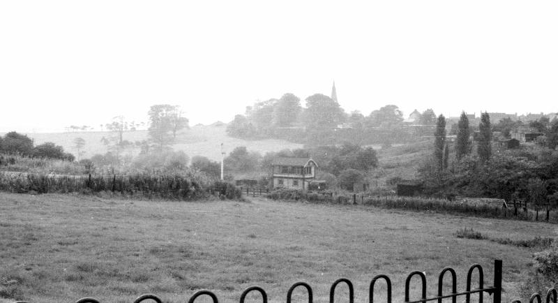 View towards Kirkby church