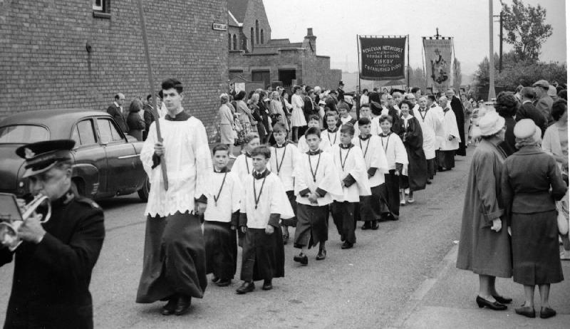 Whit walk Kirkby - early 1960s