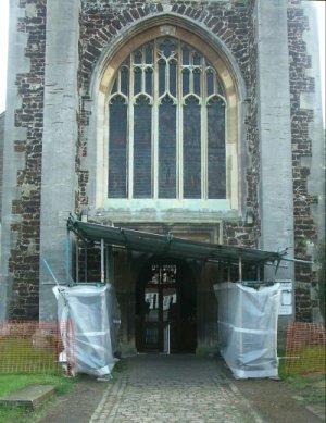 Temporary entrance protection