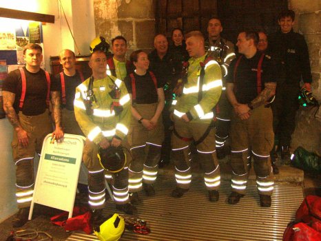 The teams after the exercise