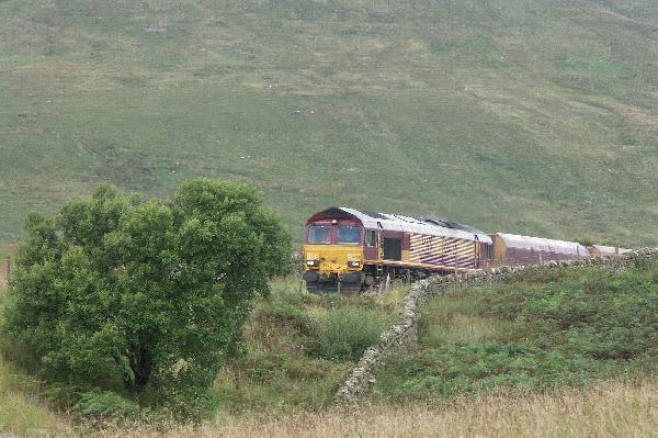 Freight train in Littledale