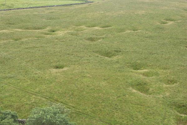 Limestone shake holes